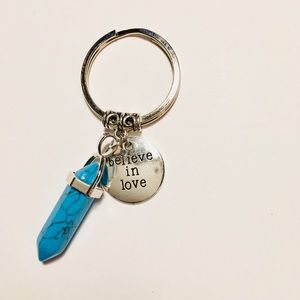 Believe in Love Keychain